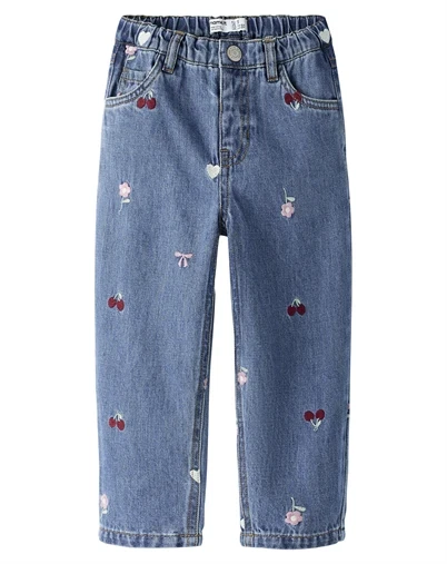 Name it - NMFBella Barrel Jeans - Medium Blue Denim